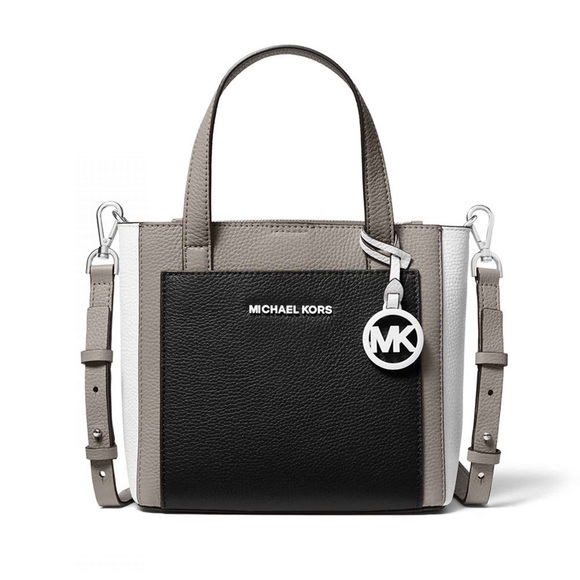 Michael Kors Handbags - Michael Kors | Small Gemma Colorblock Pebble Leather Crossbody Bag